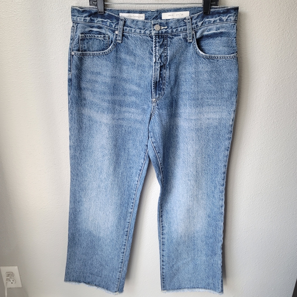 Pilcro and The Letterpress Folio Ultra High Rise Wide Leg Jeans, Size 32